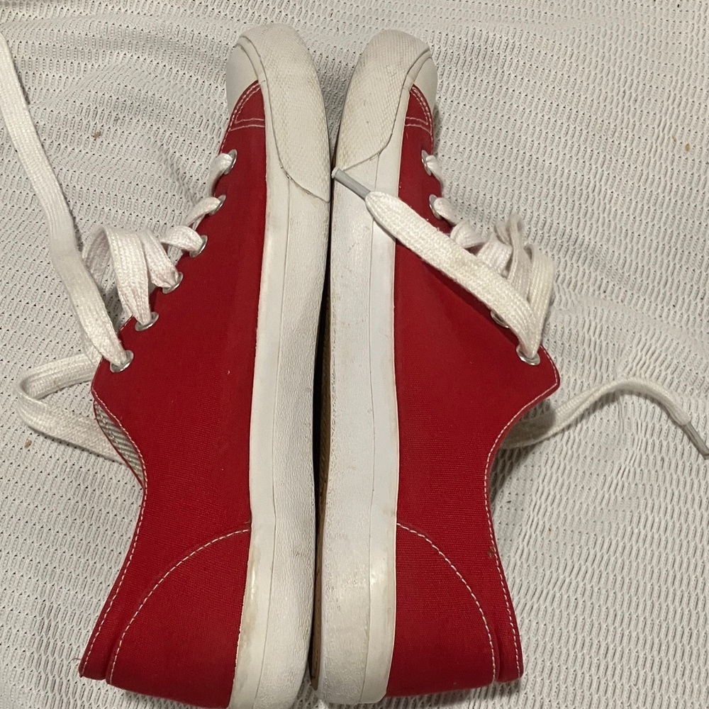 Mossimo Supply Co. Red Canvas Slip-Ons - Picture 7 of 9